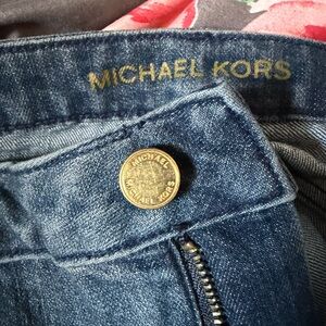 Michael Kors Blue Denim with Gold Button